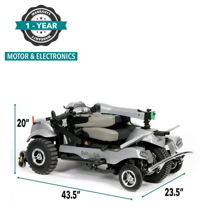 Quingo Flyte Mobility Scooter with MK2 Self Loading Ramp