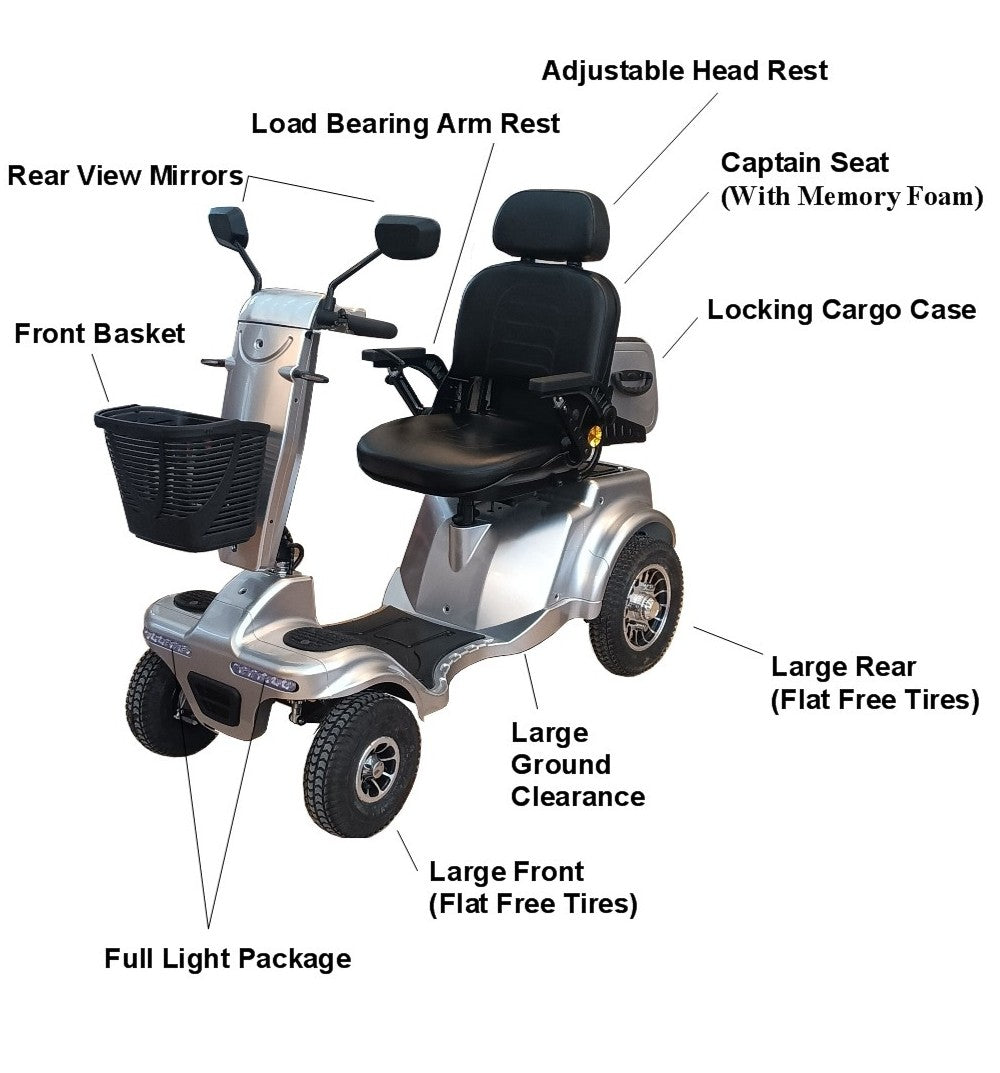 Gladiator Large 4-Wheel Scooter